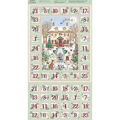 Makower Green Country Christmas Advent Panel Bundle