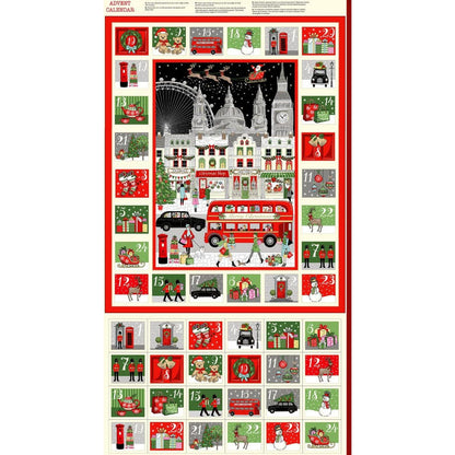 Makower London Advent Calendar Panel Bundle