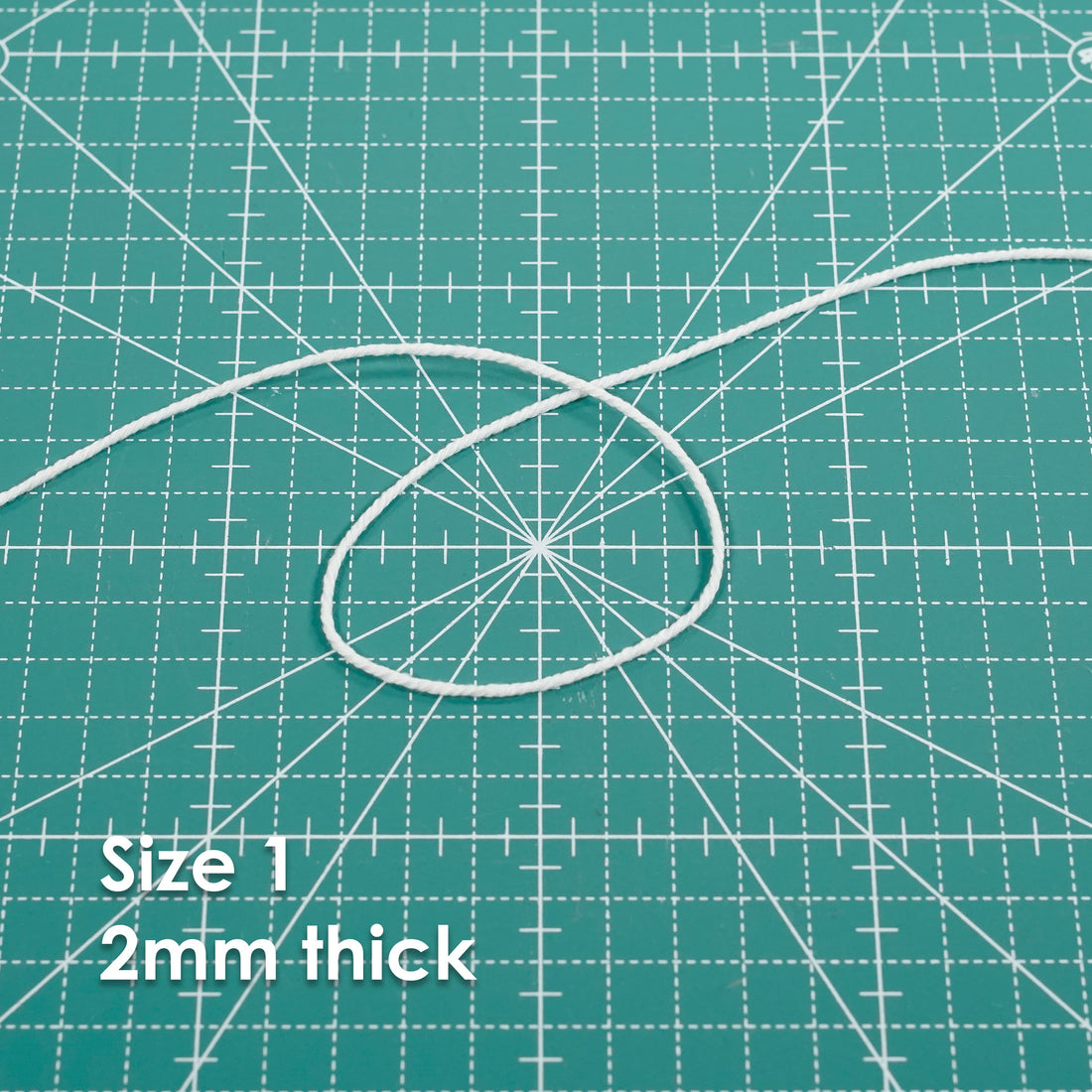 Polyester Piping Cord: 2mm thick. Price Per Metre