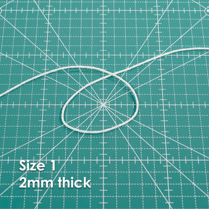 Polyester Piping Cord: 2mm thick. Price Per Metre
