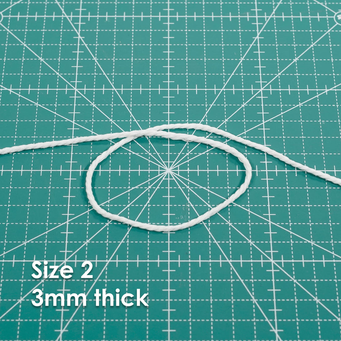 Polyester Piping Cord: 3mm thick. Price Per Metre