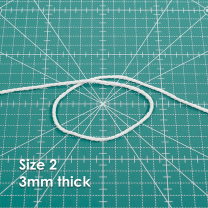 Polyester Piping Cord: 3mm thick. Price Per Metre