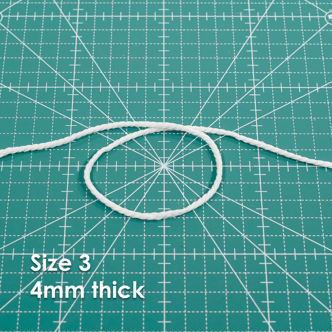 Polyester Piping Cord: 4mm thick. Price Per Metre