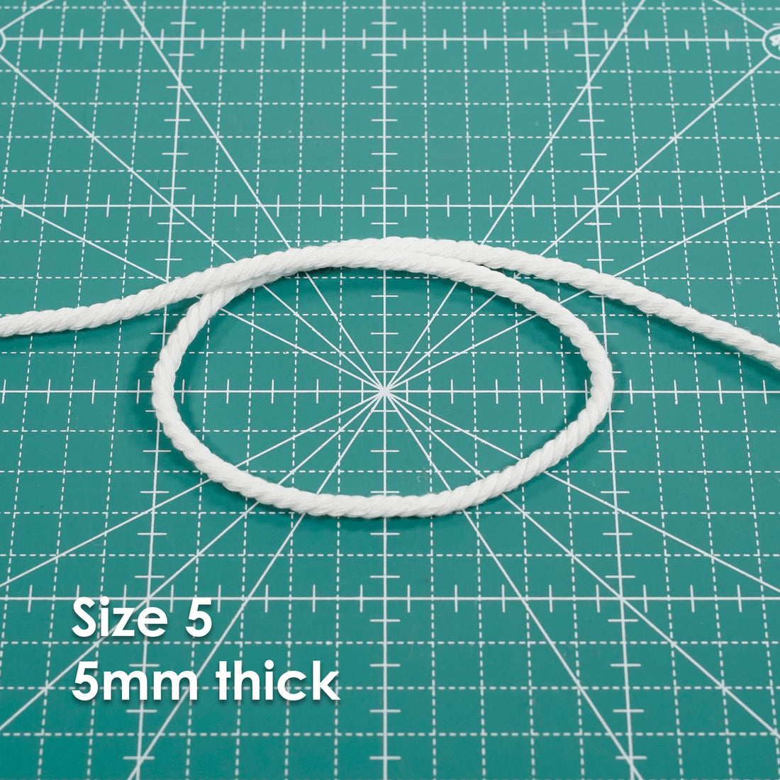 Polyester Piping Cord: 5mm thick. Price Per Metre