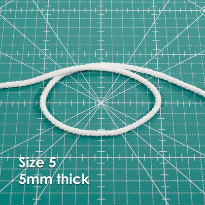 Polyester Piping Cord: 5mm thick. Price Per Metre