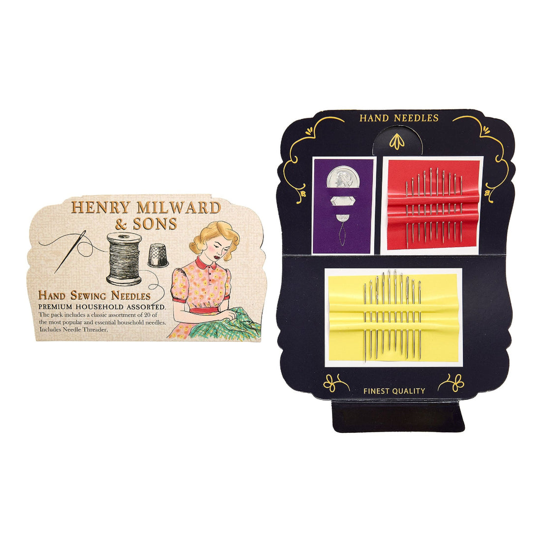 Milward Needles Hand Sewing Needles: Household Needle Pack  - The Sewing Studio