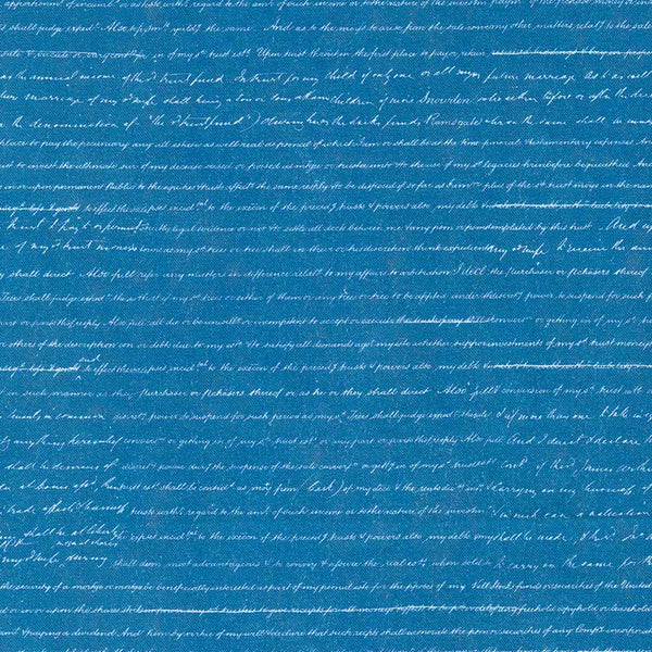 Moda Bluebell Blueprint Cyan 16965-13 Main Image