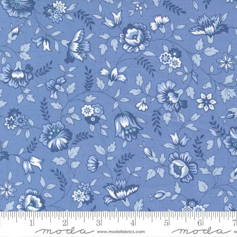 Moda Blueberry Delight Fields Cornflower 3031-15 Ruler Image