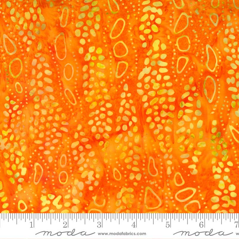Moda Chroma Batiks Orange 4366-17 Ruler Image