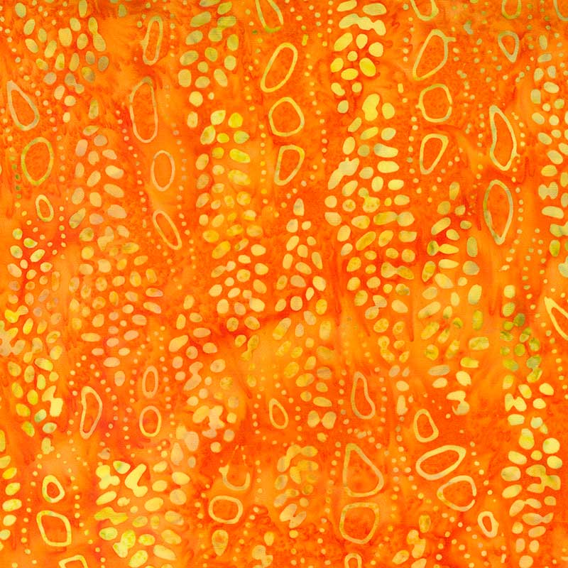 Moda Chroma Batiks Orange 4366-17 Main Image