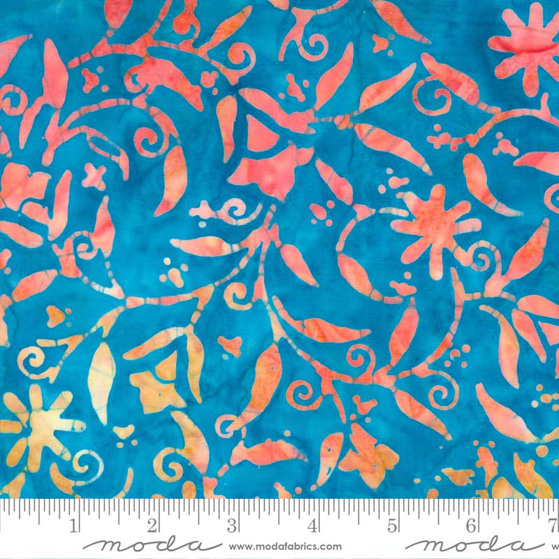 Moda Chroma Batiks Pacific Blue 4366-43 Ruler Image