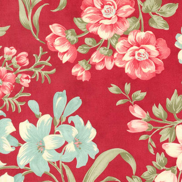 Moda Collections Etchings Bold Blossoms Red 44330-13 Main Image