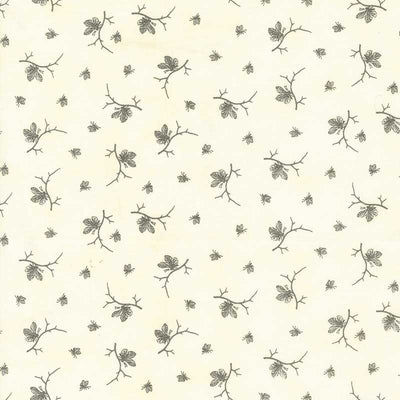 Moda Collections Etchings Brave Butterfly Parchment Charcoal 44338-11