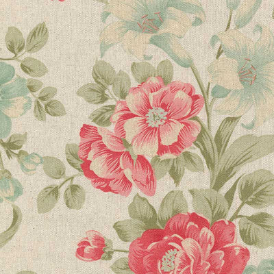Moda Collections Etchings Linen Bold Blossoms Parc 44330-11L