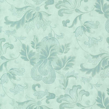 Moda Collections Etchings Parchment Aqua 108 Inch Wide 108010-12 Main Image