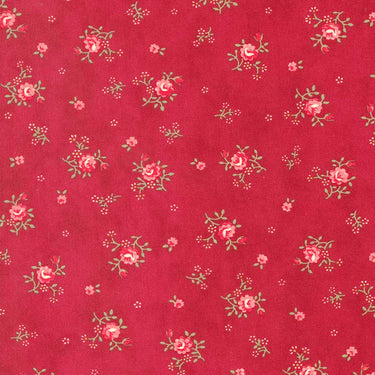 Moda Collections Etchings Peaceful Posies Red 44336-13 Main Image