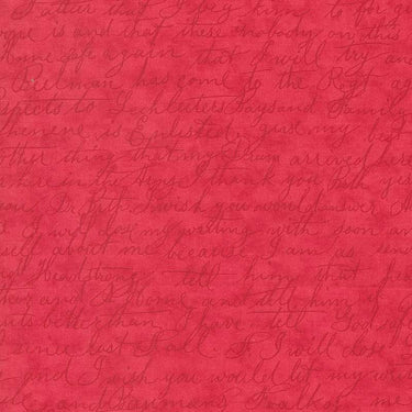 Moda Collections Etchings Wise Words Red 44337-13 Main Image
