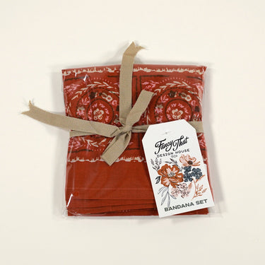 Moda Craft Accessories Moda Foraged Found and Hand Me Down 2 Piece Bandana Set  - The Sewing Studio for sale UK - The Sewing Studio