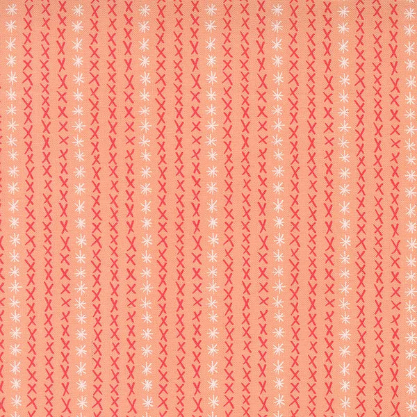 Moda Dandi Duo Cross Stitch Peach 48755-14 Main Image