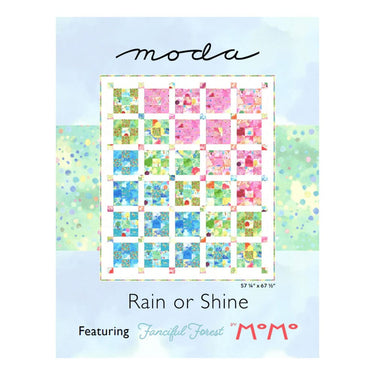 Moda Download Free Pattern: Fanciful Forest Rain Or Shine Quilt  - The Sewing Studio for sale UK - The Sewing Studio