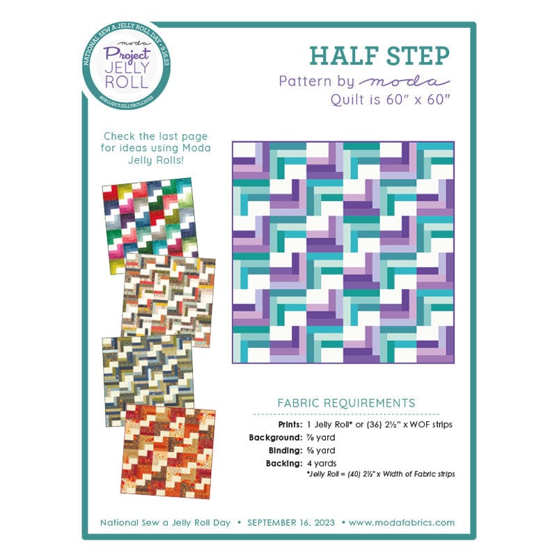 Moda Download Free Pattern: Half Step  - The Sewing Studio