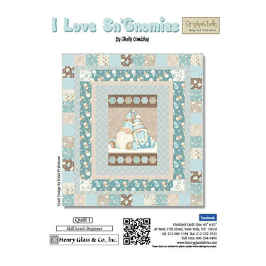 Moda Download Free Pattern: I Love Sn Gnomies Quilt Pattern  - The Sewing Studio for sale UK - The Sewing Studio