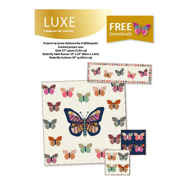 Moda Download Free Pattern: Luxe Quilt  - The Sewing Studio for sale UK - The Sewing Studio