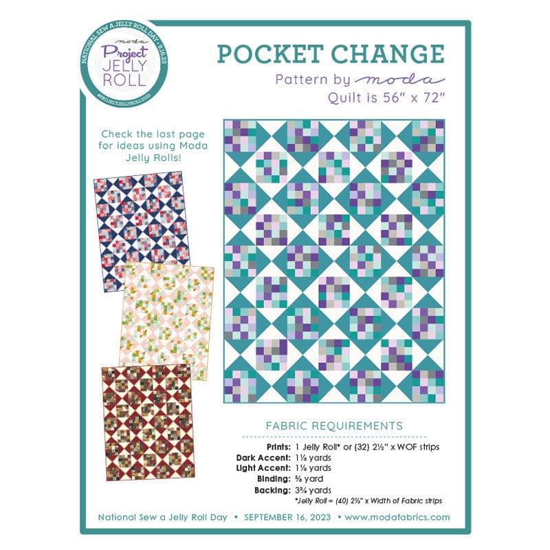 Moda Download Free Pattern: Pocket Change  - The Sewing Studio