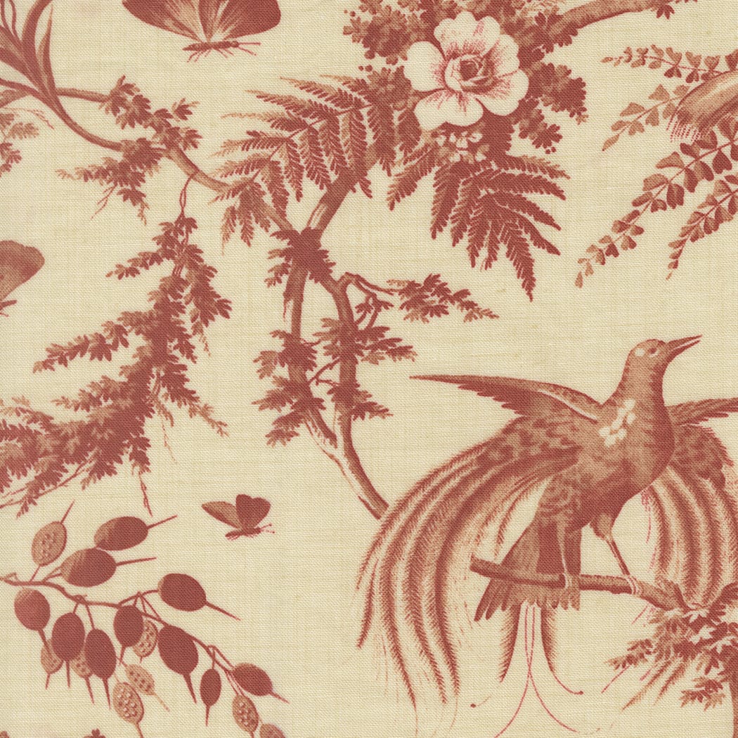 Multi-coloured Floral Moda Fabric Moda Le Jardin Rouge - The Sewing Studio