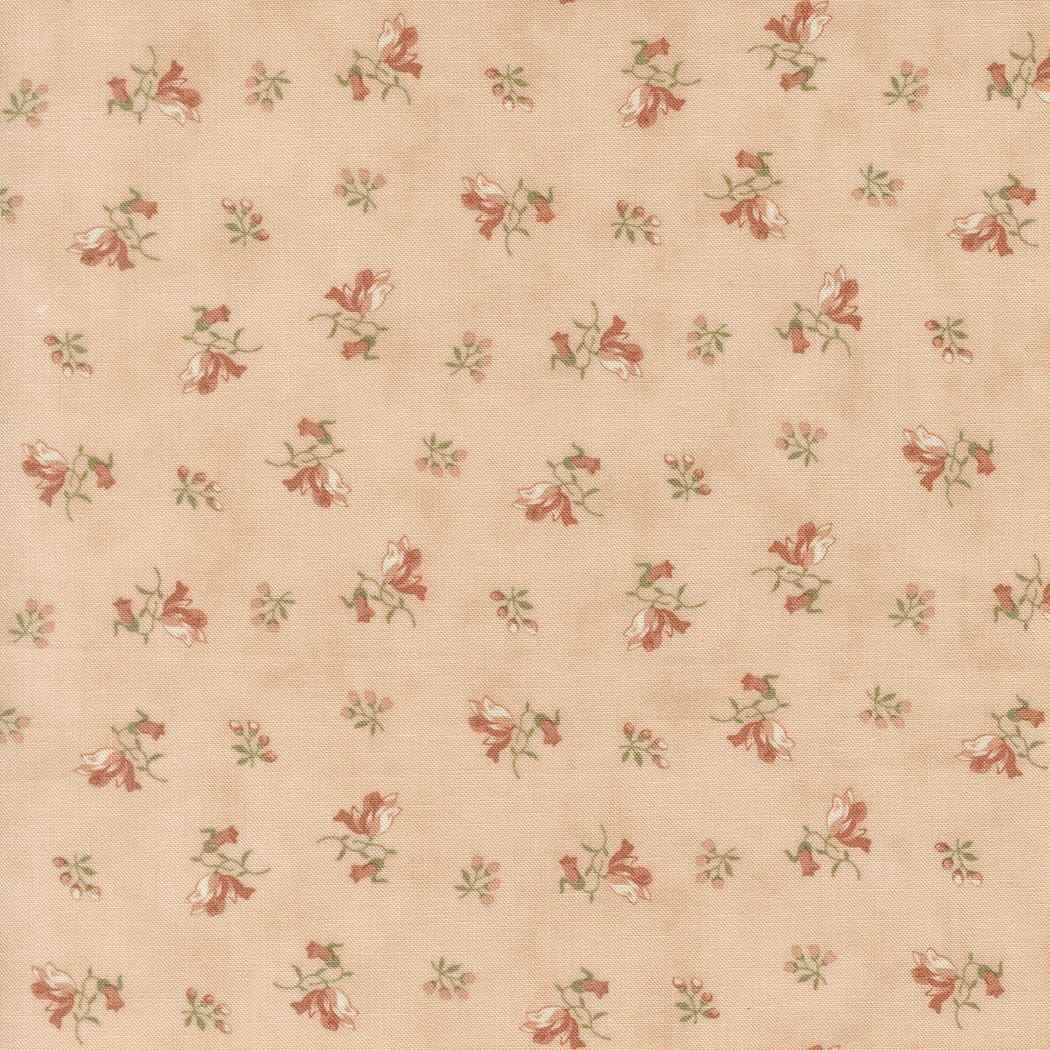 Pink Floral Moda Fabric Moda Dearly Beloved in Buddies Blooms Blush - The Sewing Studio