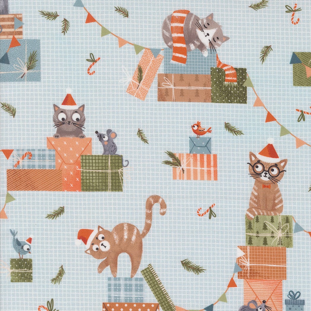 Moda Fabric Moda Purrfect Christmas  - The Sewing Studio