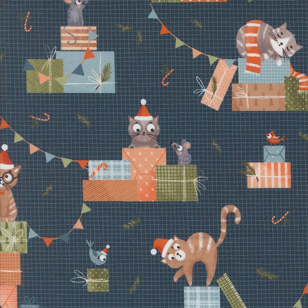 Moda Fabric Moda Purrfect Christmas  - The Sewing Studio