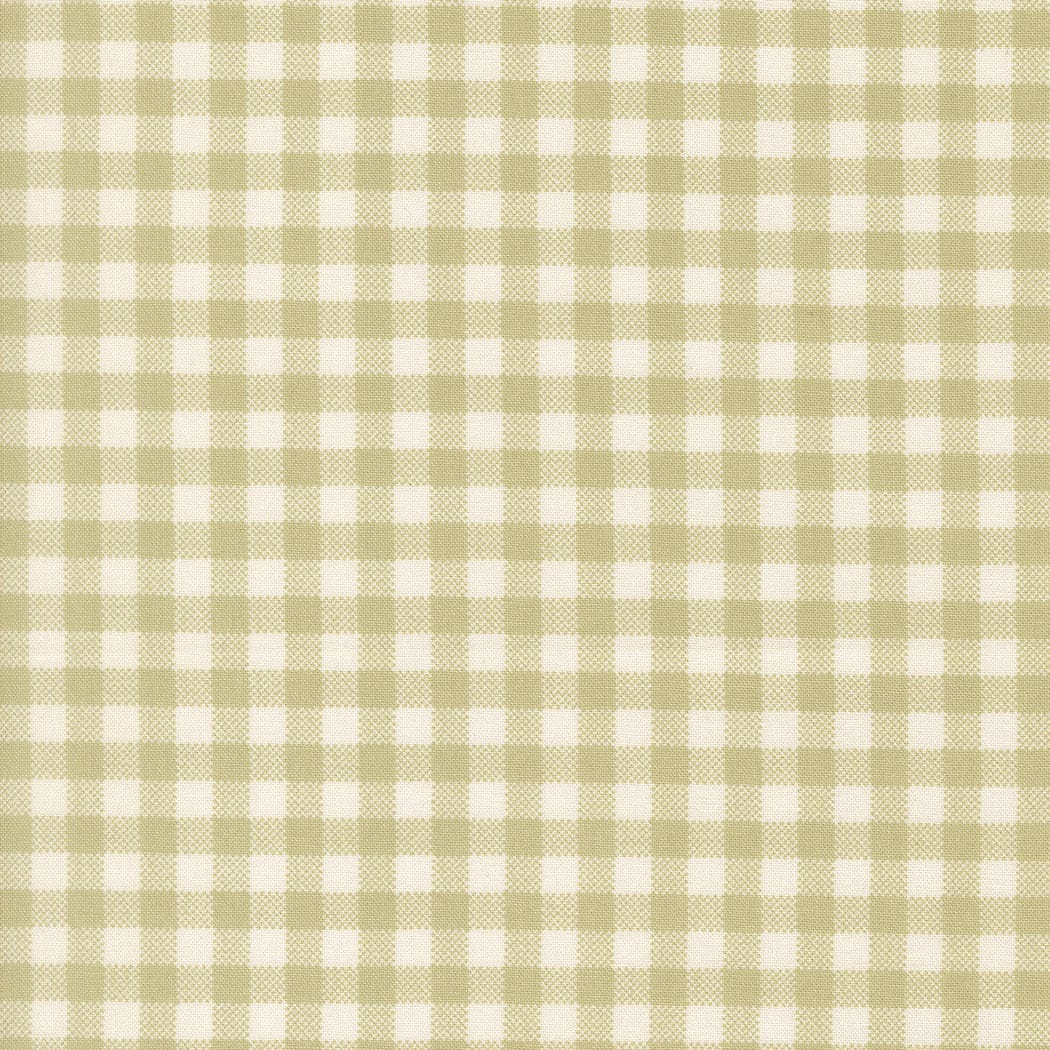 Green Gingham Moda Fabric Moda Handmade Sweetness - The Sewing Studio