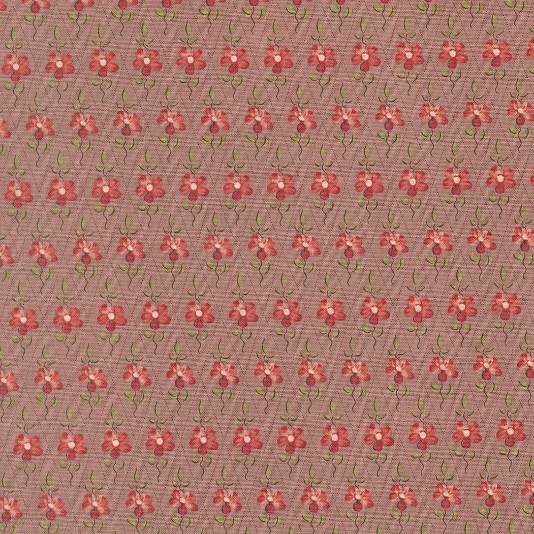 Purple Reproduction Moda Fabric Moda Fleur De Paris - The Sewing Studio
