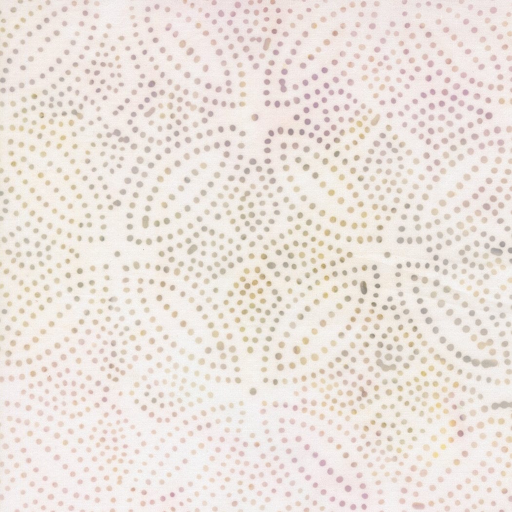 White Hand Dyed Moda Fabric Moda Mermaid Batiks Fabric - The Sewing Studio