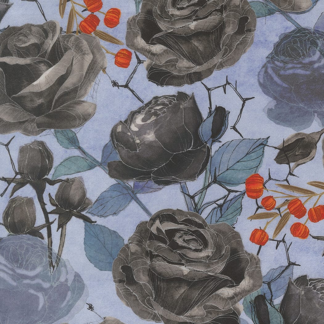 Blue Halloween Moda Fabric Moda Coven - The Sewing Studio