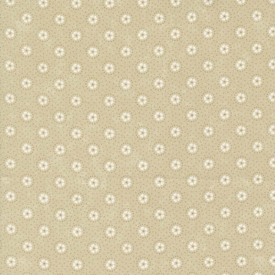 Daisies And Dots Tan Tonal 9752-21