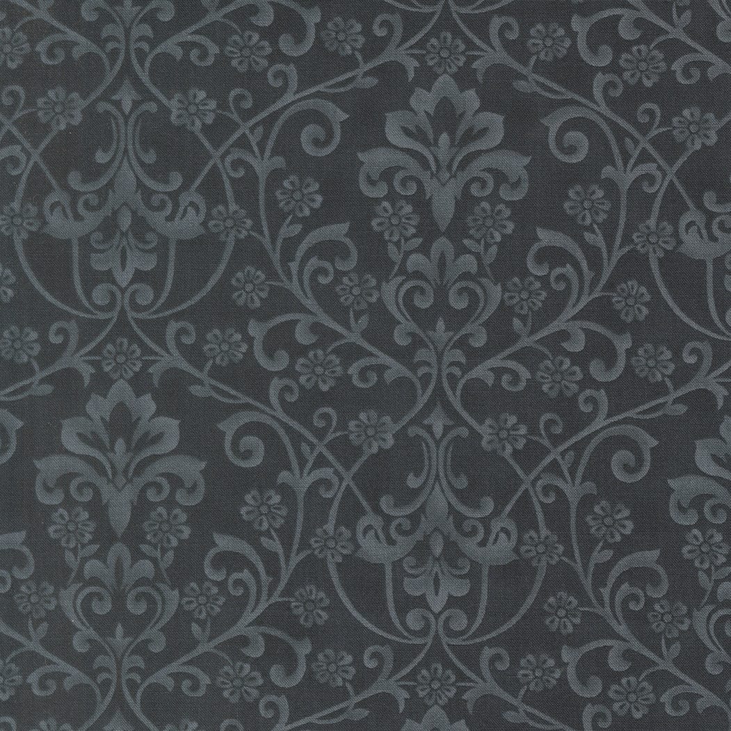 Blue Floral Moda Fabric Moda Breathtaking Blues - The Sewing Studio
