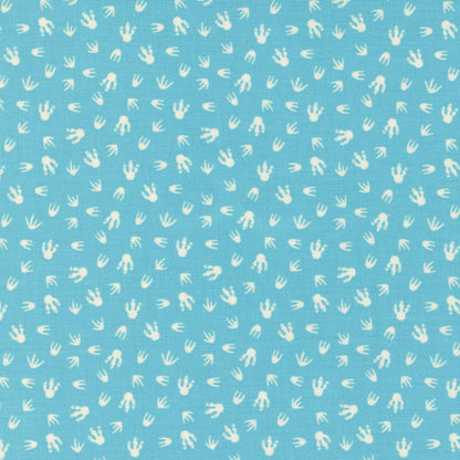 Blue Childrens, Dinosaurs, Small Print Moda Fabric Moda Stomp Stomp Roar Fabric - The Sewing Studio
