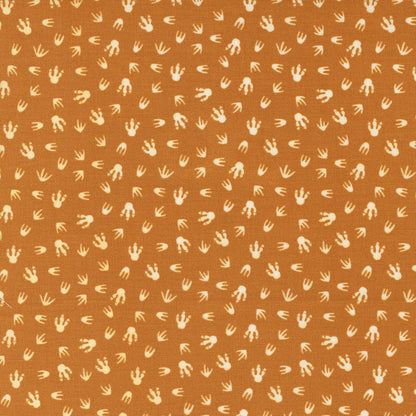 Orange Childrens, Dinosaurs, Small Print Moda Fabric Moda Stomp Stomp Roar Fabric - The Sewing Studio
