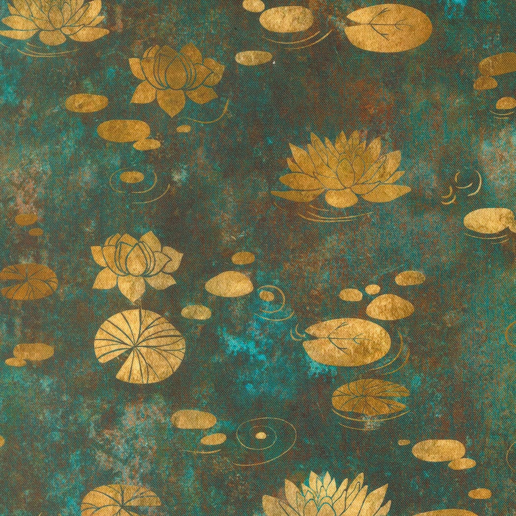Multi-coloured Floral Moda Fabric Moda Tranquil Patina - The Sewing Studio