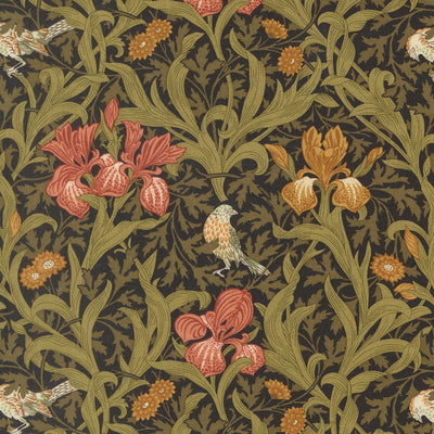 Florals Birds Ebony 13380 15