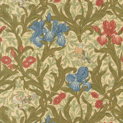 Florals Birds Parchment 13380 11