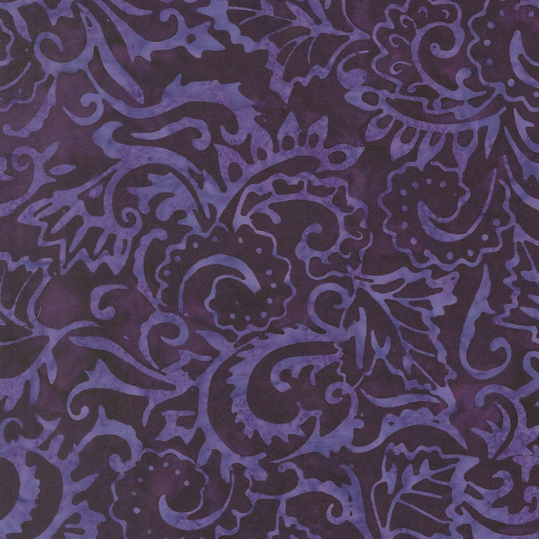 Purple Hand Dyed Moda Fabric Moda Mermaid Batiks Fabric - The Sewing Studio