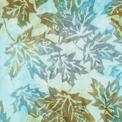 Blue Hand Dyed, Foliage Moda Fabric Moda Blue Ridge Batiks - The Sewing Studio