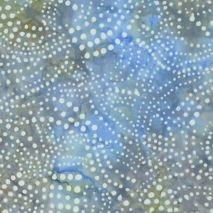 Blue Hand Dyed, Spots and Dots Moda Fabric Moda Blue Ridge Batiks - The Sewing Studio