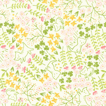 Multi-coloured Dogs and Cats Moda Fabric Moda Here Kitty Kitty - The Sewing Studio
