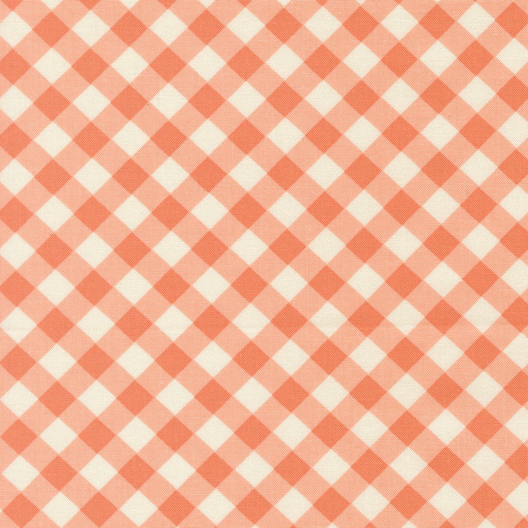Red Gingham Moda Fabric Moda Pastel Prairie - The Sewing Studio