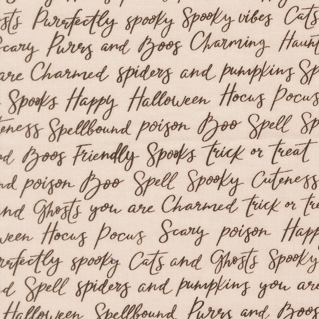 Moda Fabric Moda Purrs and Boos  - The Sewing Studio