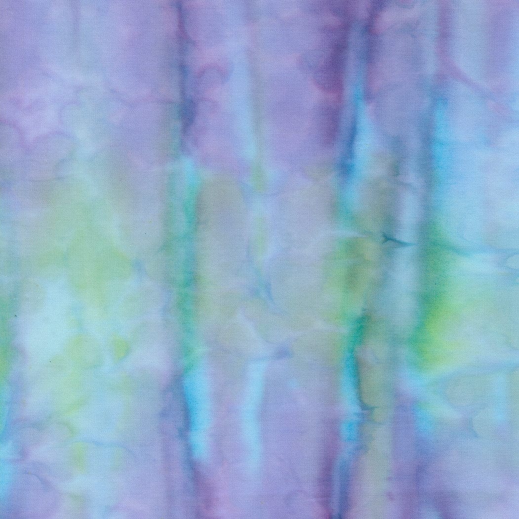 Multi-coloured Hand Dyed Moda Fabric Moda Mermaid Batiks Fabric - The Sewing Studio